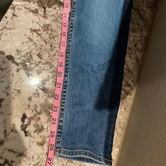 Rag & Bone High Rise Skinny Indigo Tux Side Stripe Jeans - Picture 10 of 12